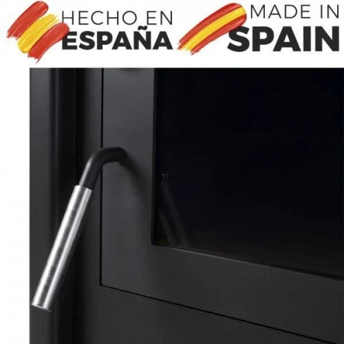 Estufa de leña grande volcano base xl 14.3 kw Chimenea rustica de leña