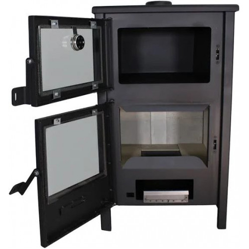Estufa de Leña Lux con Horno inox