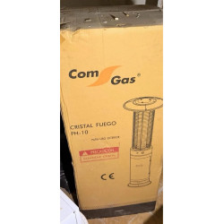 Estufa exterior gas Cilindrica de acero inox. PH10