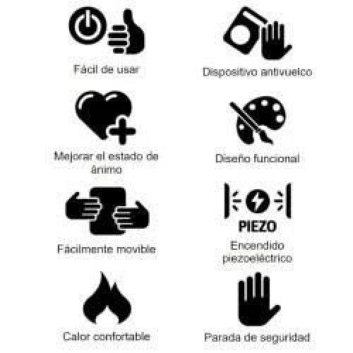 Estufa Gas exterior PGP 113 acero Qlima