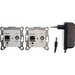Ethernet sobre coaxial, 1000 Mbps, kit