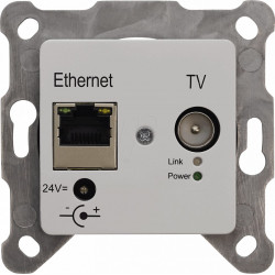 Ethernet vía coaxial, 1000 MBit/s, toma única