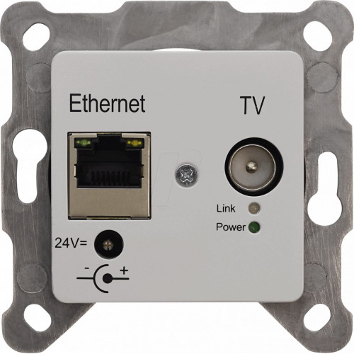 Ethernet vía coaxial, 1000 MBit/s, toma única