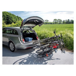 EUFAB Portabicicletas «Amber IV», para 4 bicicletas con cerradura