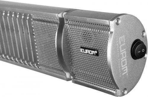 Eurom Calefactor de Patio Golden 2200 Comfort RCD 2200 W Plateado