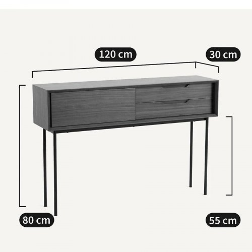 EuroVolter INTERIEURS Consola Noyeto madera nogal