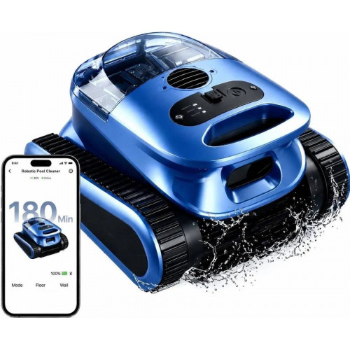Evercross bot u9 robot limpiador piscinas cepillo frontal alta velocidad + trasero estándar