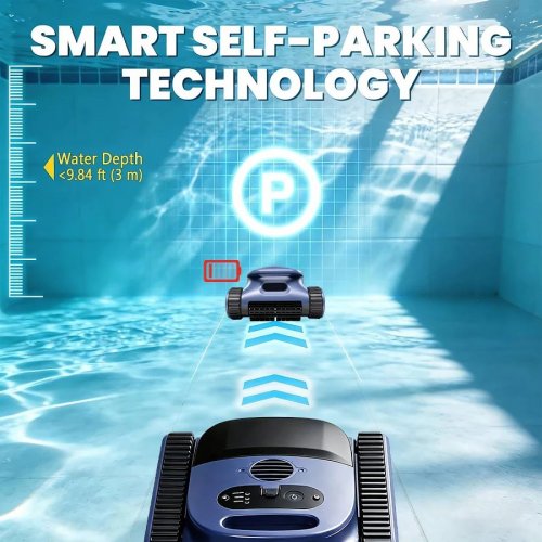 Evercross bot u9 robot limpiador piscinas cepillo frontal alta velocidad + trasero estándar