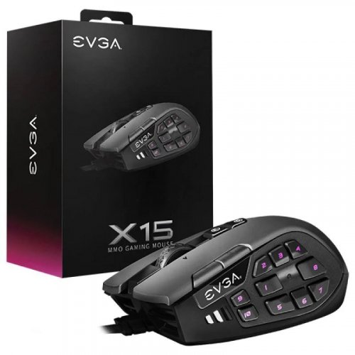 EVGA X15 MMO Ratón Gaming Hasta 16000 dpi