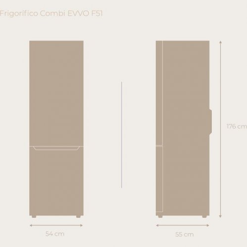 Evvo Frigorífico Combi