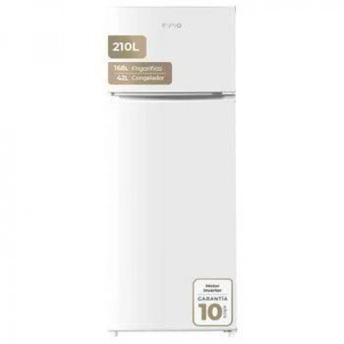Evvo Frigorífico Combi F41 Blanco 210 L con Motor Inverter