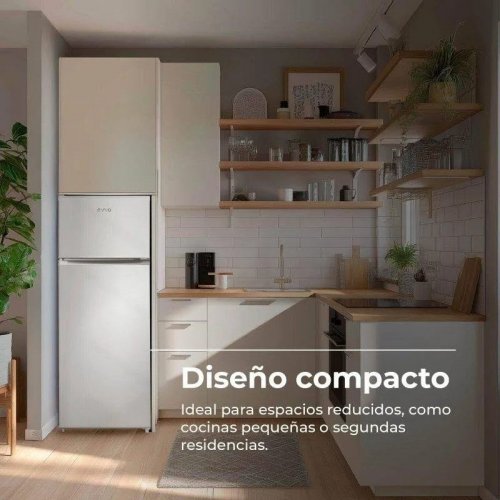 Evvo Frigorífico Combi F41 Blanco 210 L con Motor Inverter