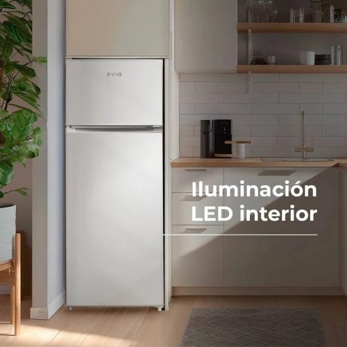 Evvo Frigorífico Combi F41 Blanco 210 L con Motor Inverter