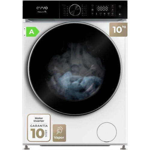 Evvo Lavadora 10 kg Carga Frontal Nature R10