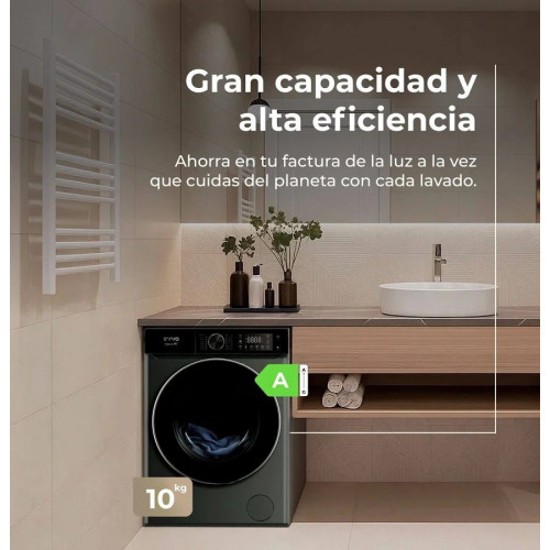 Evvo Lavadora 10 kg Carga Frontal Nature R10x