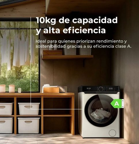 Evvo Lavadora 10 kg Carga Frontal Nova Q10
