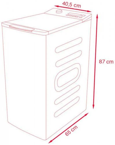 Evvo Lavadora 7,5 kg Carga Superior Wt8a