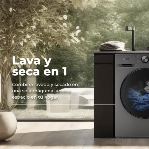 Evvo Lavadora secadora 10 kg + 7 kg Carga Frontal Nova 10/7x