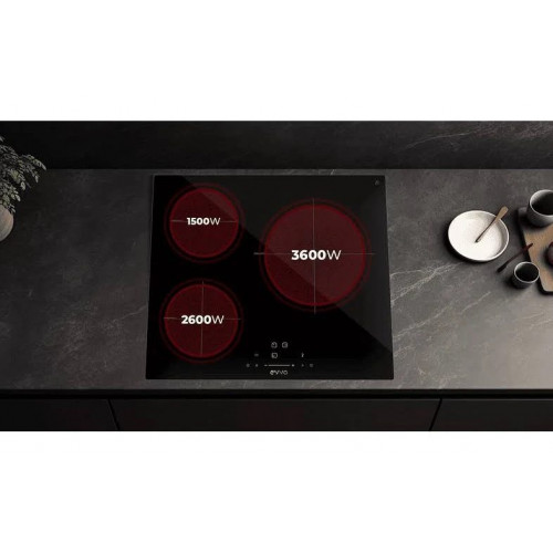Evvo Placa Inducción 3 Zonas de cocinado V61