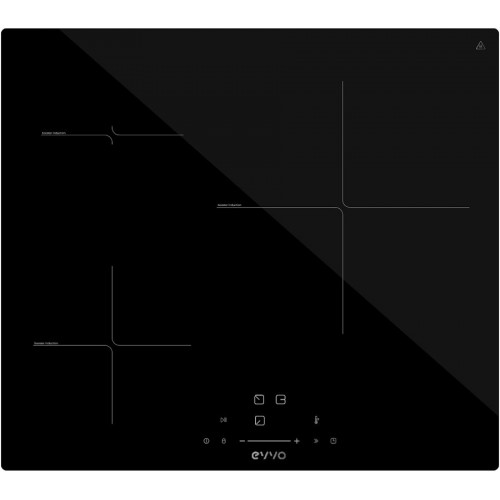Evvo Placa Inducción 3 Zonas de cocinado V61
