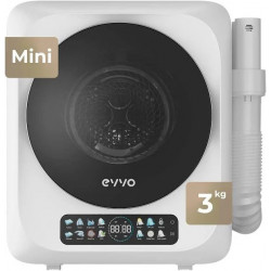 Evvo Secadora Mini S4 Plus – Secadora de Ropa Portátil 3 kg