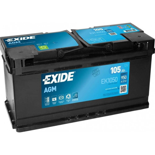 Exide 12V 105Ah EK1050