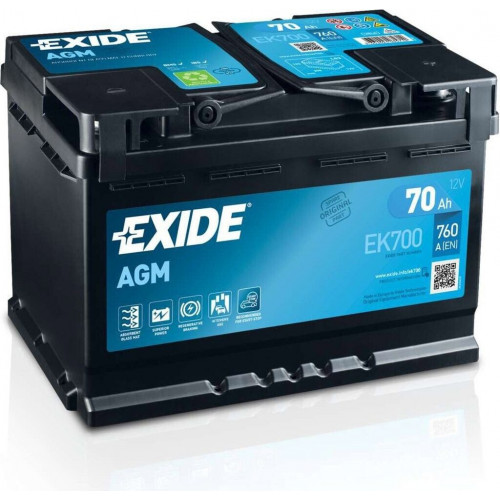 Exide 12V 70Ah EK700