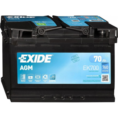 Exide 12V 70Ah EK700