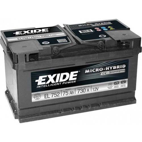 Exide 12V 75Ah EL752
