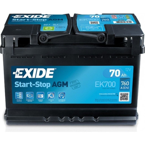 Exide 12V 80Ah EK 800