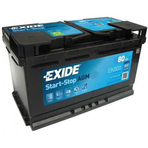 Exide 12V 80Ah EK 800