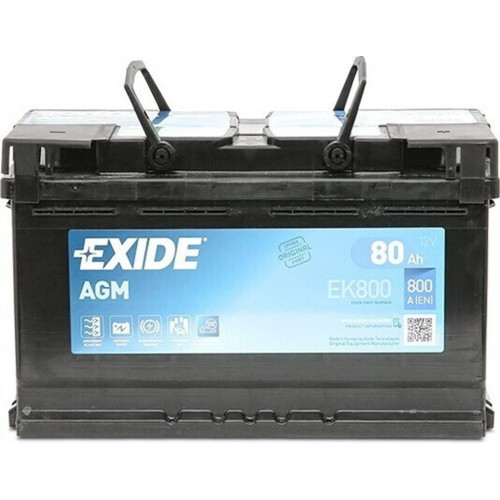 Exide 12V 80Ah EK 800