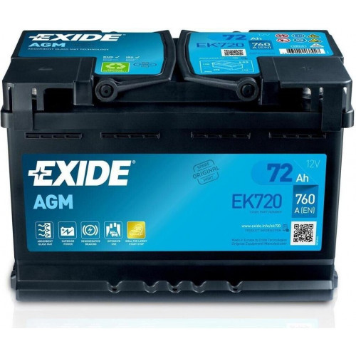 Exide EK720 12V 72Ah
