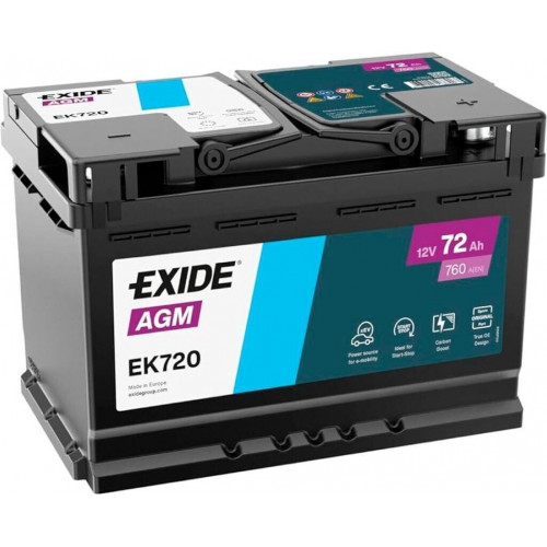 Exide EK720 12V 72Ah