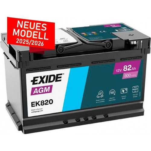 Exide EK820 12V 82Ah