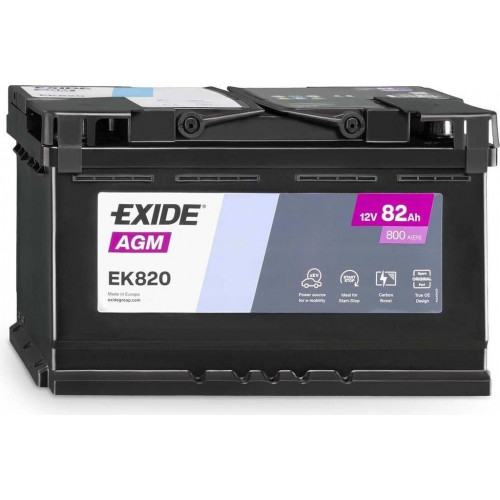 Exide EK820 12V 82Ah