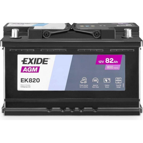 Exide EK820 12V 82Ah