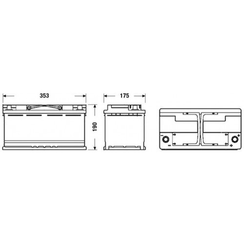 Exide EL1000 12V 100Ah