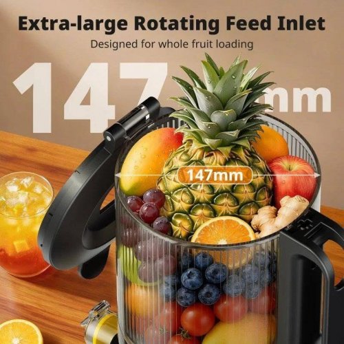 Exprimidor Lento Airmsen 300W 147mm 7+1 Etapas Negro