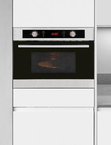 Exquisit EBM 4544 HI - Horno Microondas Integrado 44 Litros Grill 1750W Control Táctil  Negro/Inox