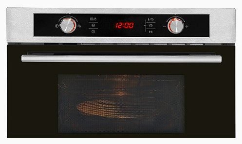 Exquisit EBM 4544 HI - Horno Microondas Integrado 44 Litros Grill 1750W Control Táctil  Negro/Inox