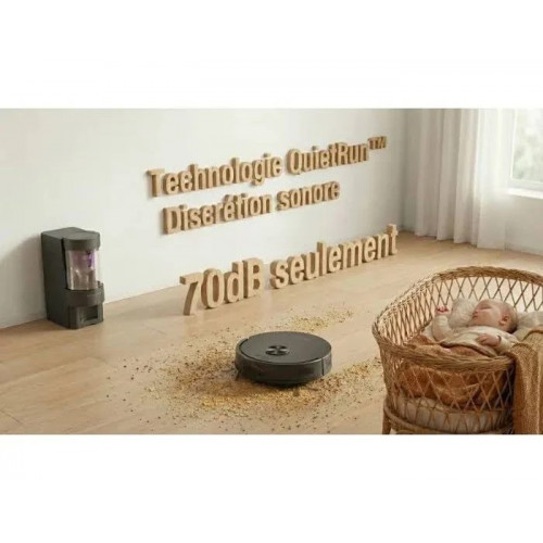 Eziclean CyberFlow MAX GYROSMART Robot aspirador y fregona con base de vaciado