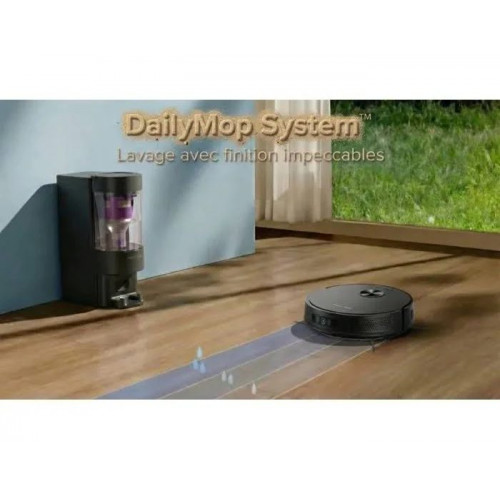 Eziclean CyberFlow MAX GYROSMART Robot aspirador y fregona con base de vaciado