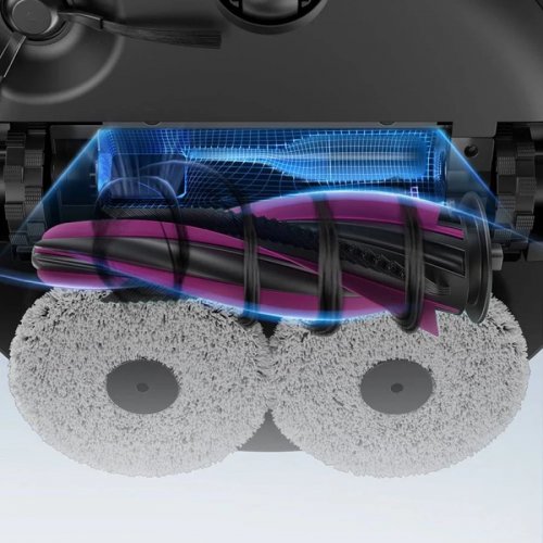 Eziclean Eziclean PureFlow MAX Robot aspirador y fregona con LiDAR y base de vaciado