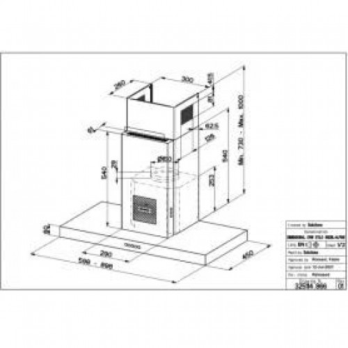 Faber STILO COMFORT San X A90 Air HUB Campana de pared con purificador de aire de 90 cm