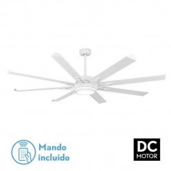 FABRILAMP Ventilador Dc Grado 30w+15w Blanco 8 Aspas Aluminio