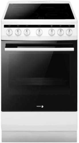 Fagor 3CLV-500BB - Cocina con Placa Vitrocerámica de 4 Zonas y Horno Eléctrico de 62 Litros Clase A