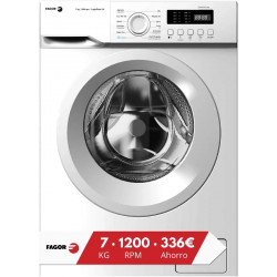 Fagor 3FE-7712 Lavadora carga frontal 7 kg 1200 rpm Blanco