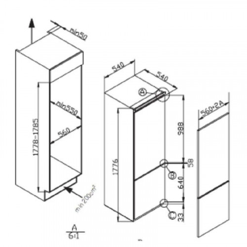 Fagor Frigorífico Combi 3FIC-5440
