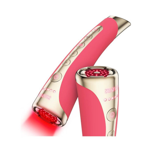 FAQ™ 102 Dispositivo profesional de rejuvenecimiento facial con radiofrecuencia, electroestimulación muscular y terapia de luz LED Pink Ruby Pink Ruby